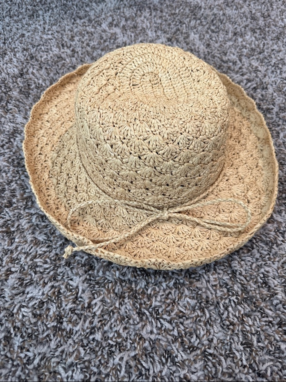 Callanan Woven Straw Sun Hat in Natural Beige